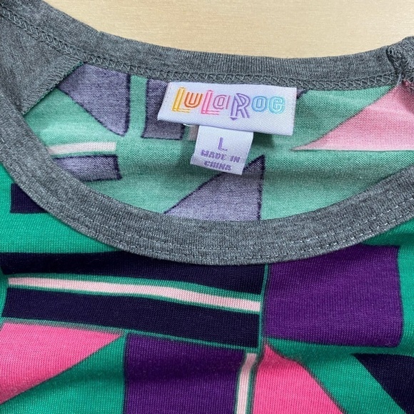 Lularoe Randy Baseball Style Tee size large (CT) - Picture 4 of 7